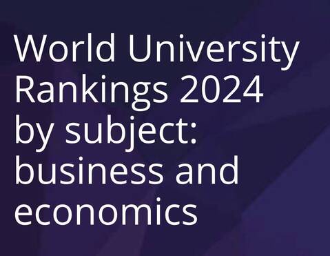 МГУ имени М.В. Ломоносова  занял 62 место в категории «Бизнес и экономика» глобального рейтинга университетов Times Higher Education