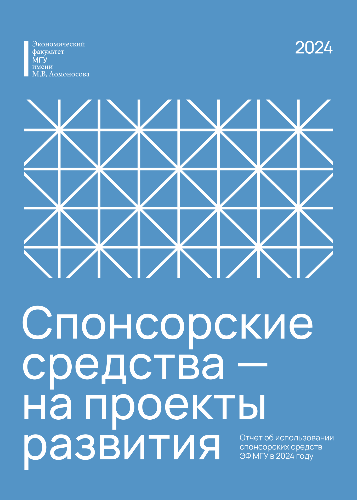 Отчет об использовании спонсорских средств ЭФ МГУ 2024
