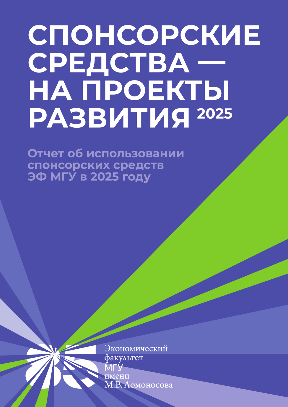 Отчет об использовании спонсорских средств ЭФ МГУ 2025