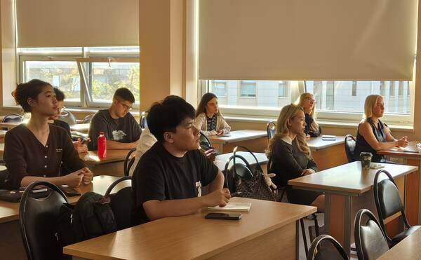 Meeting of first year students of the Master Program in International Business Management