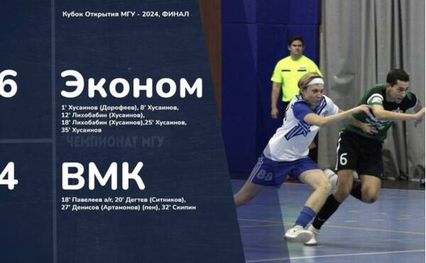 Сборная ЭФ МГУ по футболу - обладатель Кубка Открытия МГУ 2024!