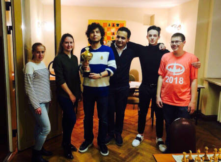 В шахматном клубе МГУ прошёл командный финал Кубка Университета между факультетами