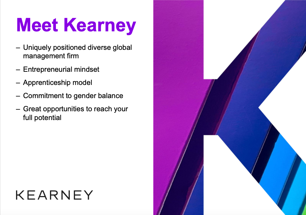 Возможности для стажировки в Kearney!