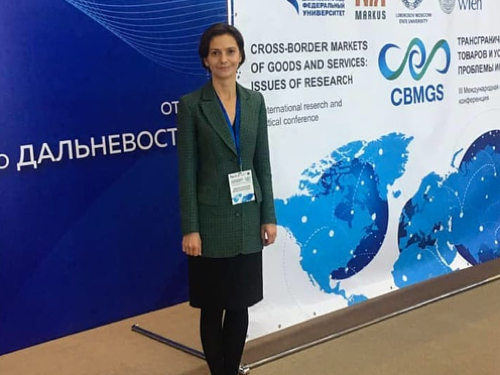 Член совета магистерской программы «Маркетинг» М.С. Очковская выступила на международной конференции «Трансграничные рынки товаров и услуг: проблемы исследования» во Владивостоке