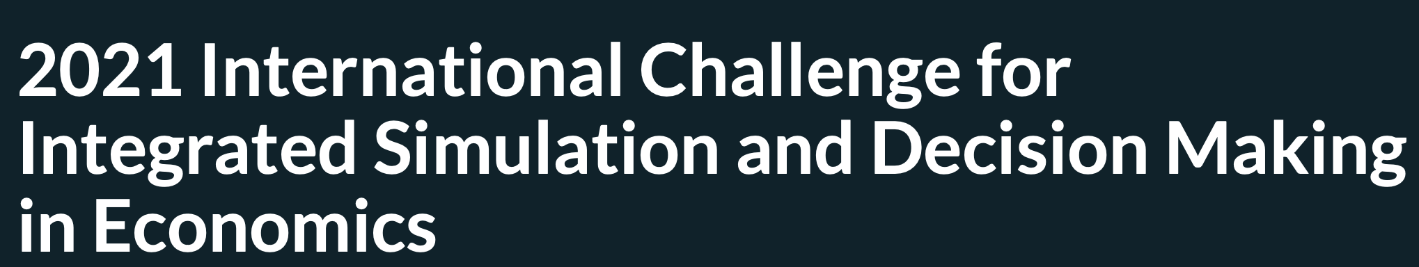 Международный конкурс 2021 года в области анализа данных и принятия решений в экономике